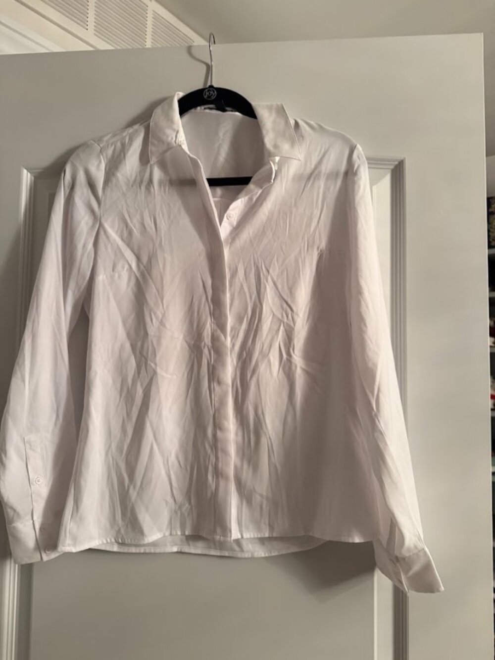 EXPRESS White Portofino Button Down Blouse | Size XS